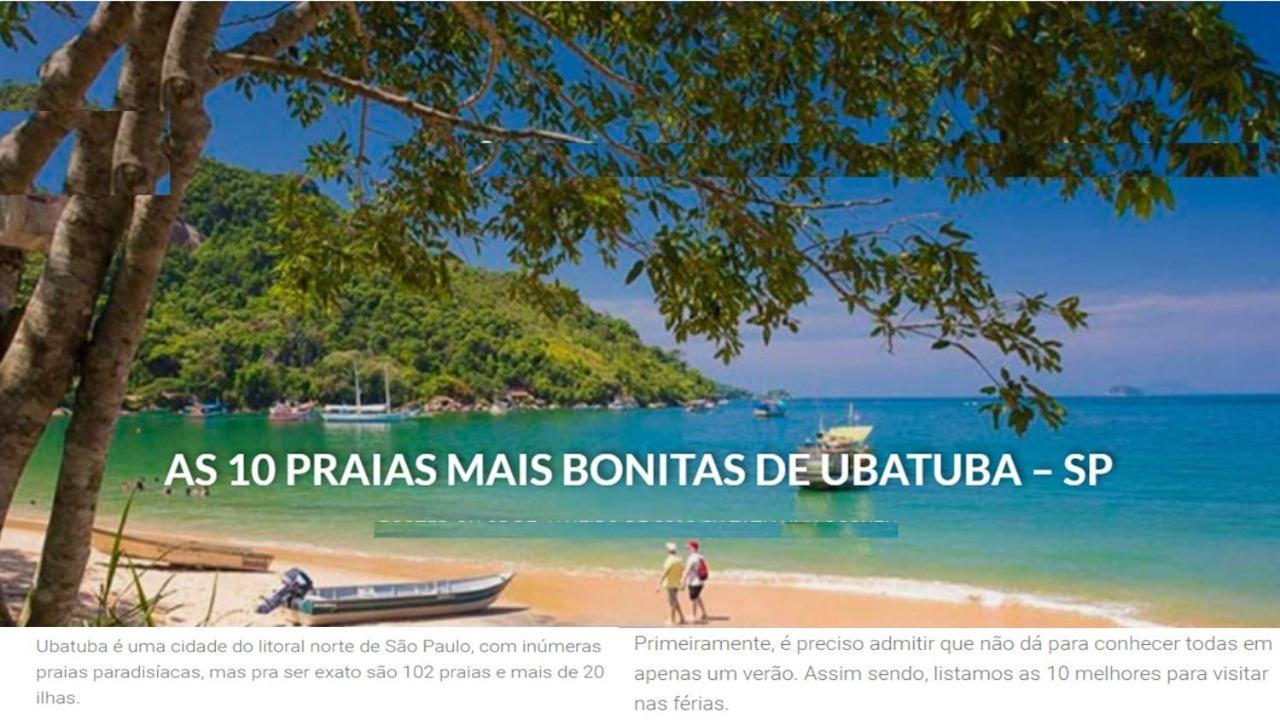 Apartamento Ubatuba - Praia Grande - 80M Da Praia - Ate 8 Pessoas - Praia Grande Ubatuba - 2 Quartos Kültér fotó