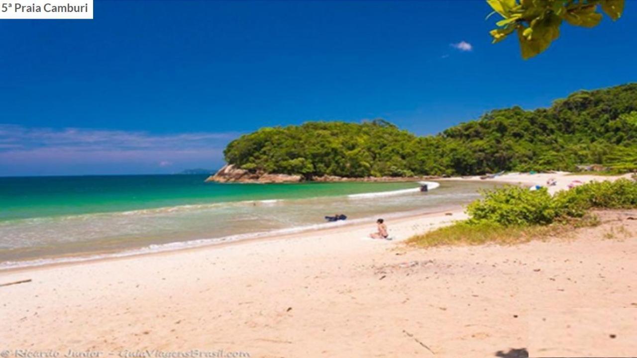 Apartamento Ubatuba - Praia Grande - 80M Da Praia - Ate 8 Pessoas - Praia Grande Ubatuba - 2 Quartos Kültér fotó